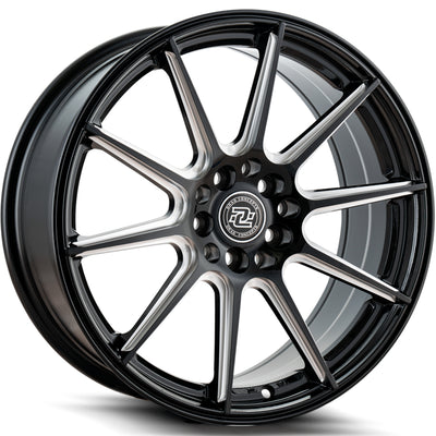 Drag Concepts R39 Black Milled Wheel