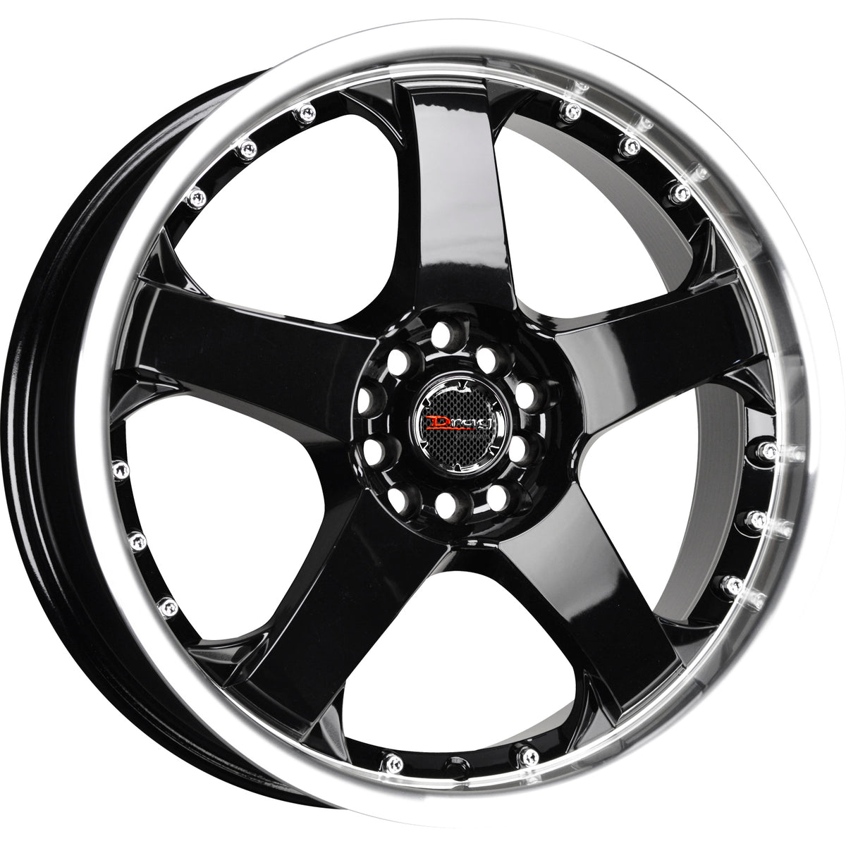 Drag DR11 Black Machined Wheel