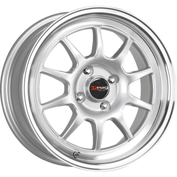 Drag DR16 Silver Machined Wheel