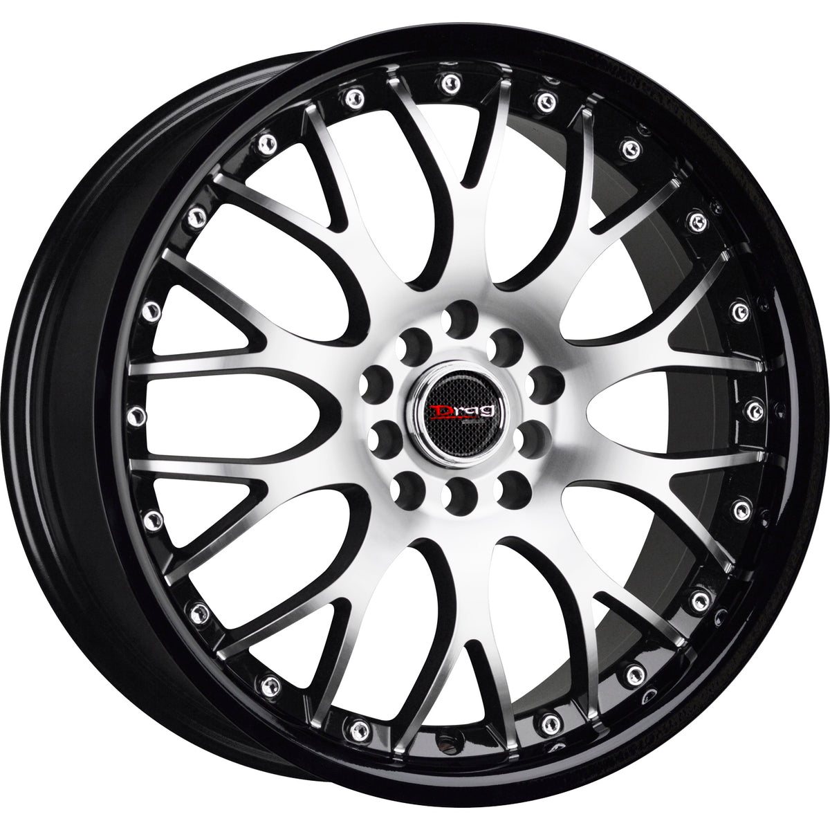 Drag DR19 Black Machined Wheel