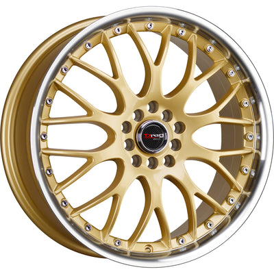 Drag DR19 Gold Machined Wheel
