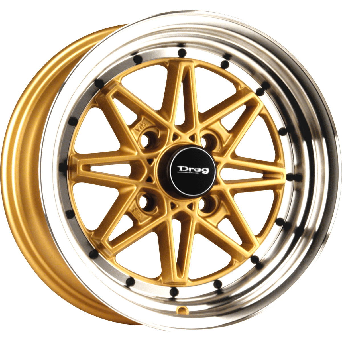 Drag DR20 Gold Machined Wheel