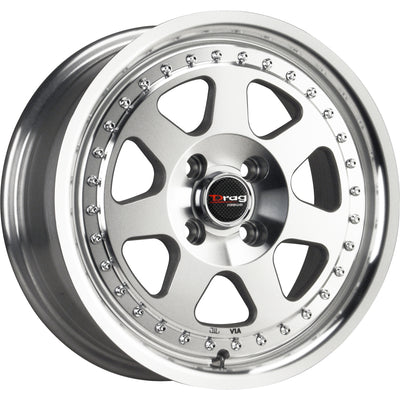 Drag DR27 Silver Machined Wheel
