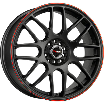 Drag DR34 Black Red Wheel