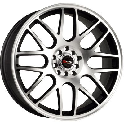 Drag DR34 Black Machined Wheel