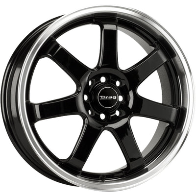 Drag DR35 Black Machined Wheel