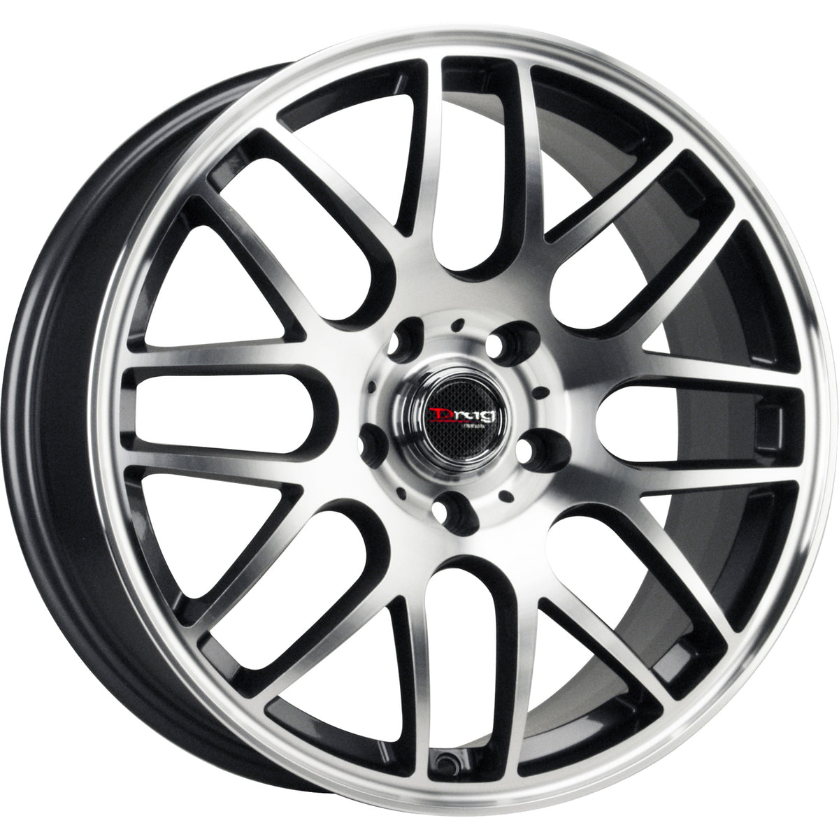 Drag DR37 Black Machined Wheel