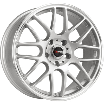 Drag DR37 Silver Machined Wheel