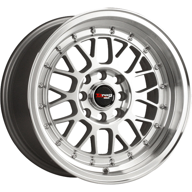 Drag DR44 Silver Machined Wheel