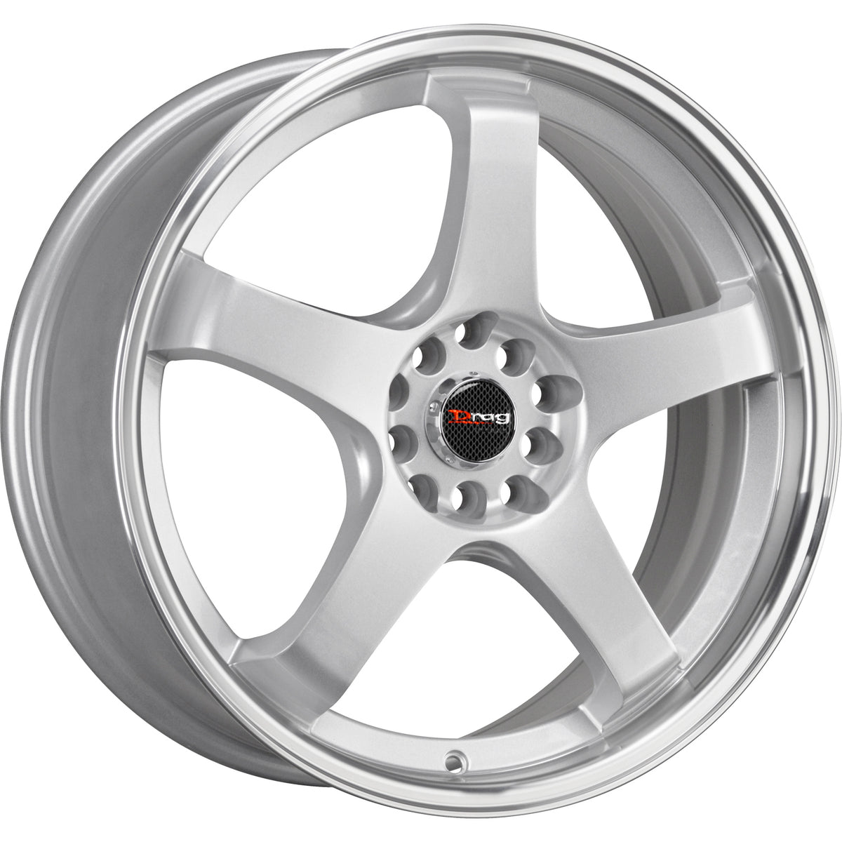 Drag DR63 Silver Machined Wheel