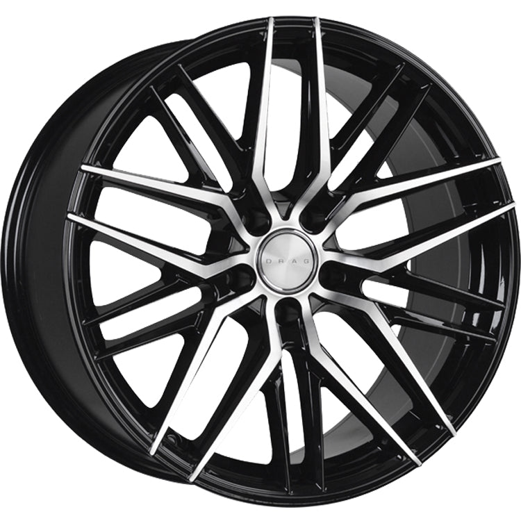 Drag DR77 Black Machined Wheel