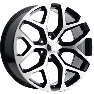 Drag DR78 Black Machined Wheel