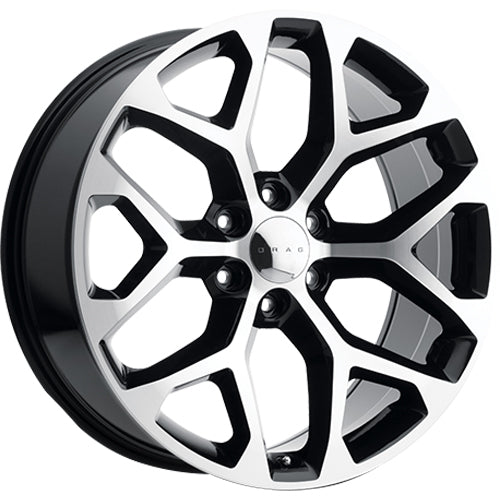 Drag DR78 Black Machined Wheel