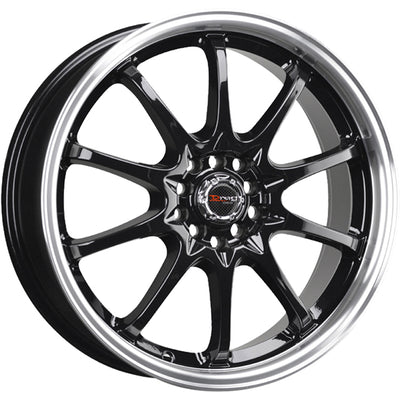 Drag DR9 Black Machined Wheel