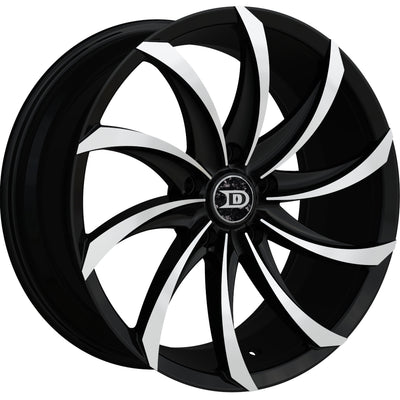 Drastic DS1 Black Machined Wheel