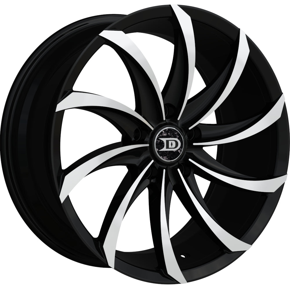 Drastic DS1 Black Machined Wheel
