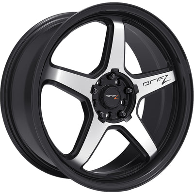 Drifz Circuit Black Machined Wheel