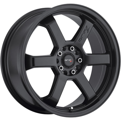 Drifz Hole Shot Satin Black Wheel