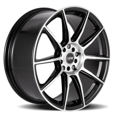 DRW D20 Black Machined Wheel