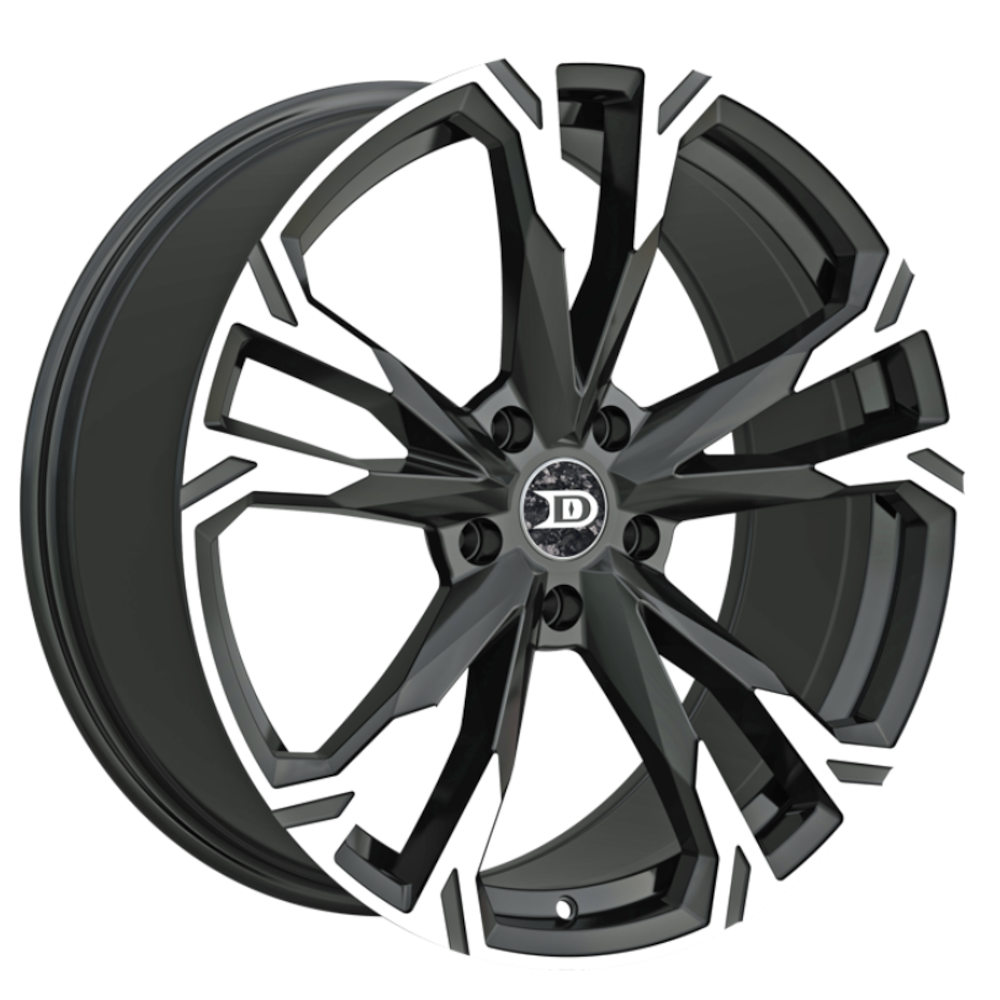 Drastic DS6 Black Machined Wheel
