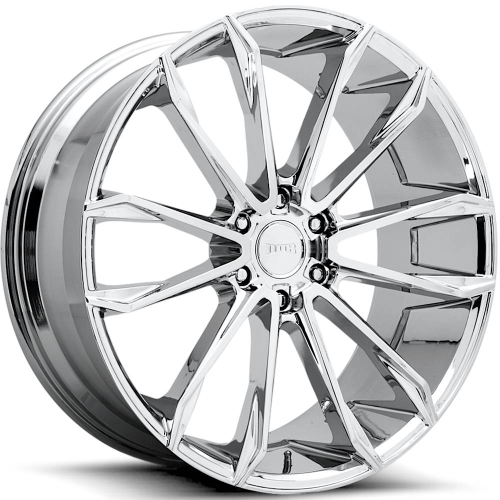 DUB Clout Chrome Wheel