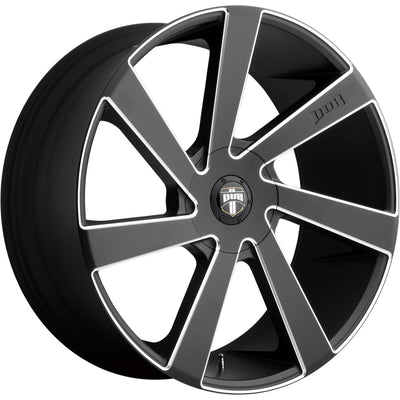 DUB Directa Black Milled Wheel