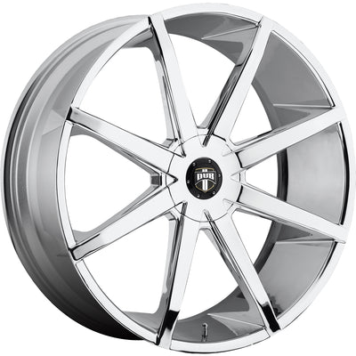 DUB 1PC Push Chrome wheel