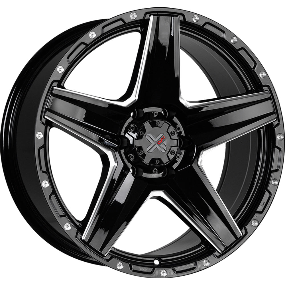 DX4 Deathstar Black Milled Wheel