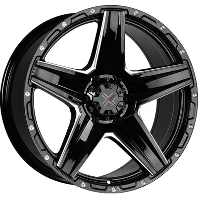 DX4 Deathstar Black Milled Wheel
