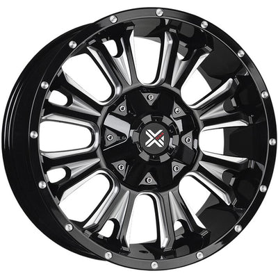 DX4 Renegade Black Milled Wheel