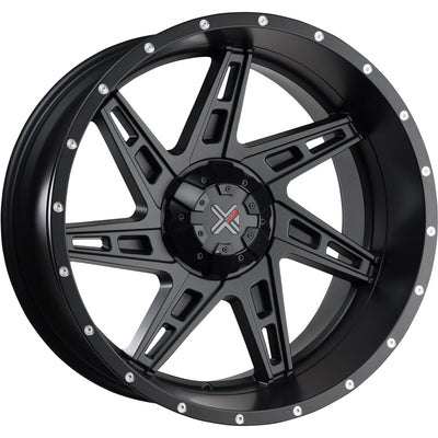 DX4 Skull Flat Black Wheel