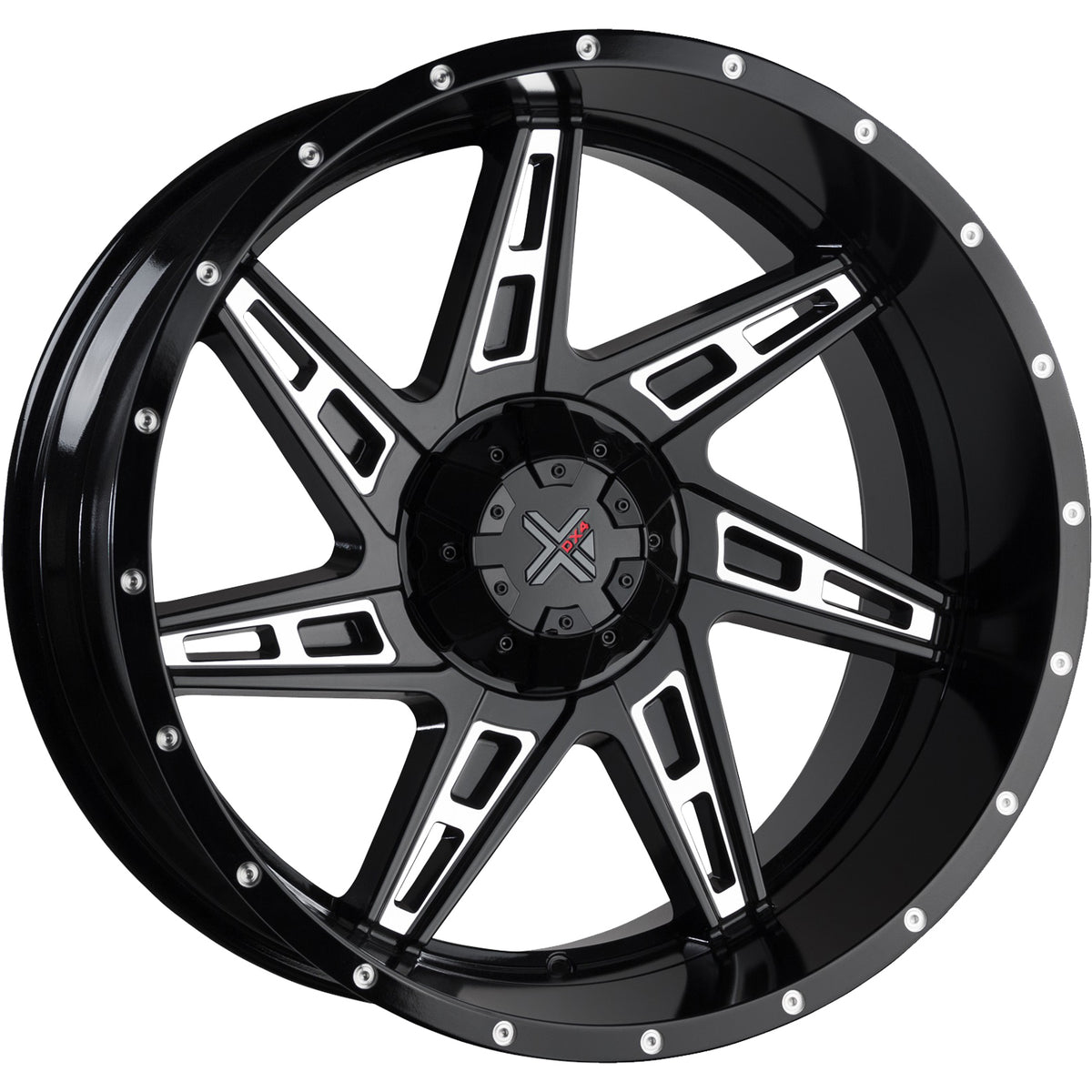 DX4 Skull Black Milled Wheel