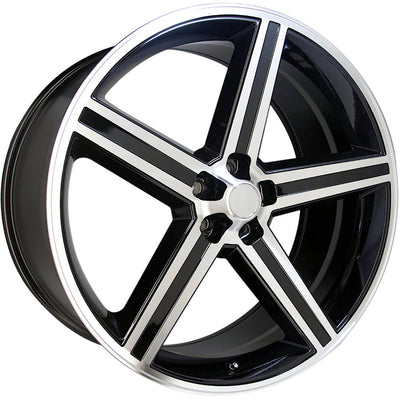 Eclipse Replica 248 Black Machined Wheel