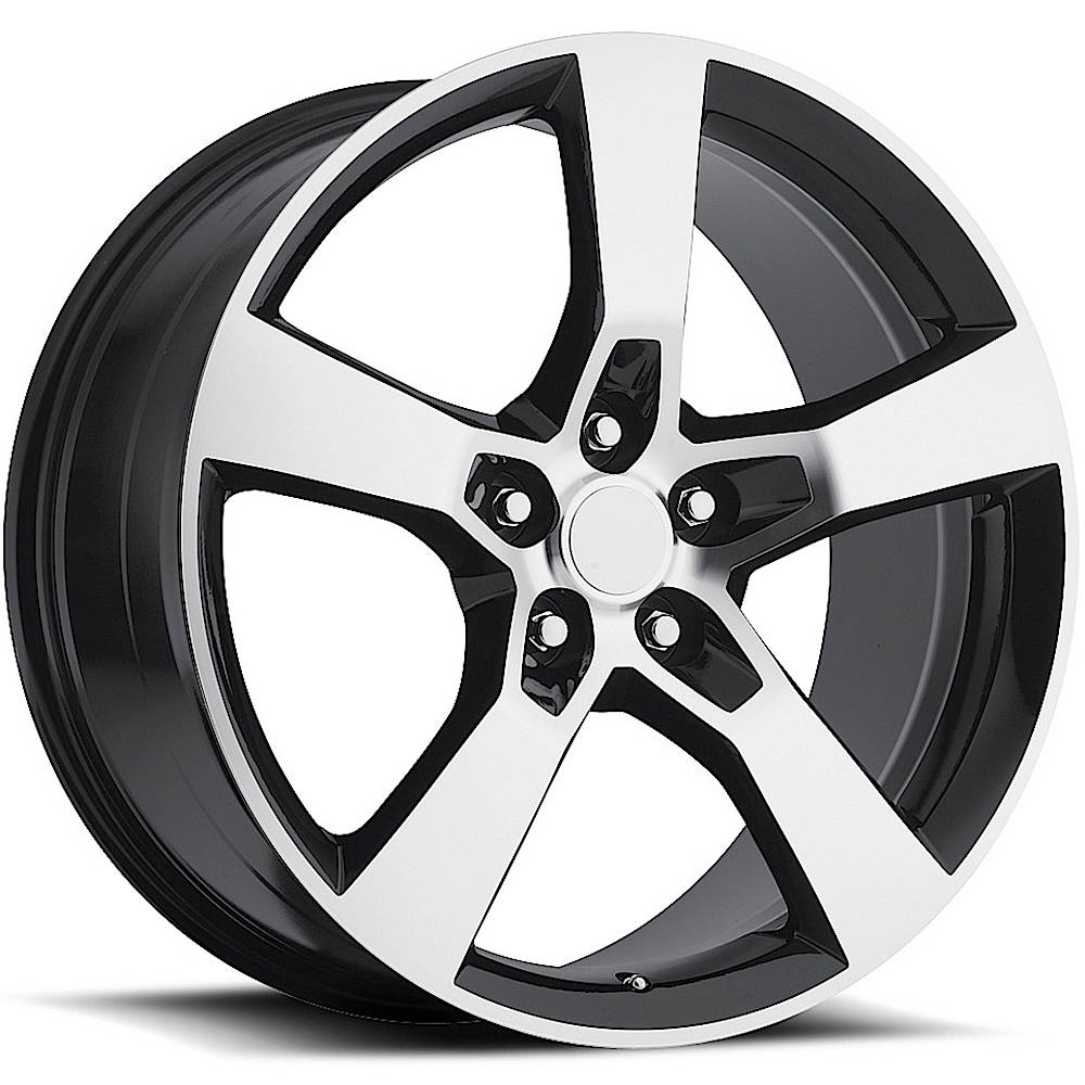Eclipse Replica 268 Black Machined Wheel