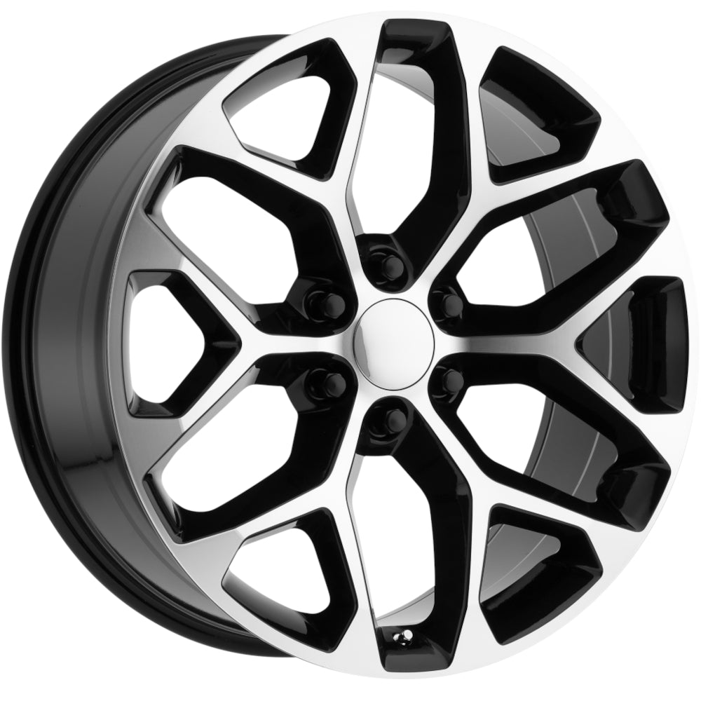 Eclipse Replica 348 Black Machined Wheel