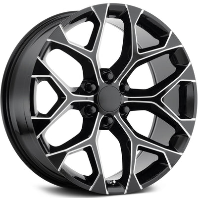 Eclipse Replica 348 Black Milled Wheel