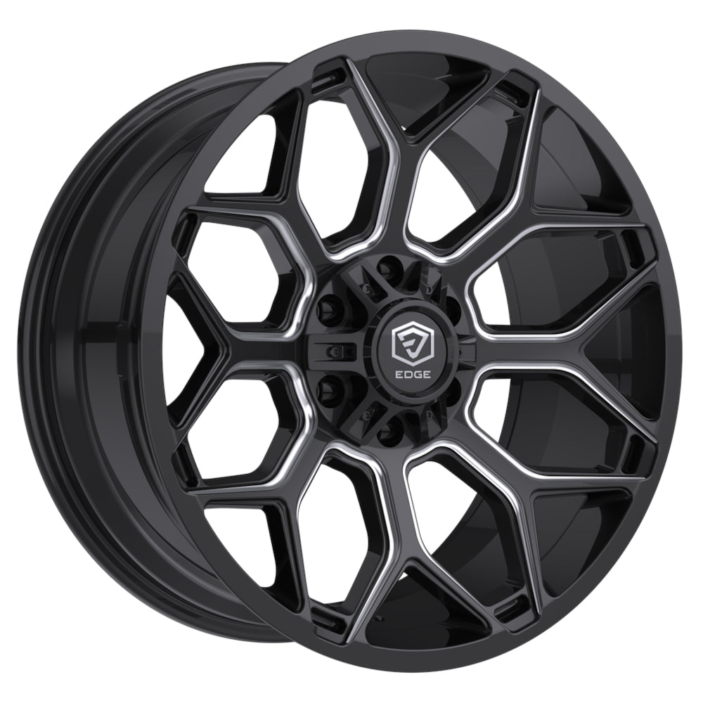 Edge Off Road 302 Black Milled Wheel