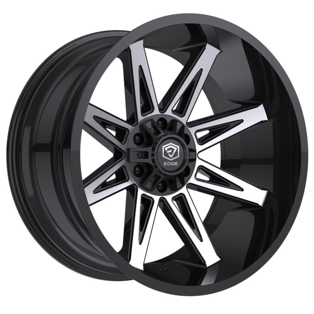 Edge Off Road 304 Black Machined Wheel