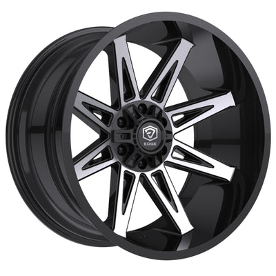 Edge Off Road 304 Black Machined Wheel