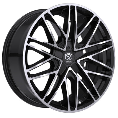 Edge Street 352 Black Machined Wheel
