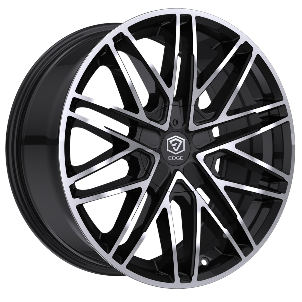 Edge Street 352 Black Machined Wheel