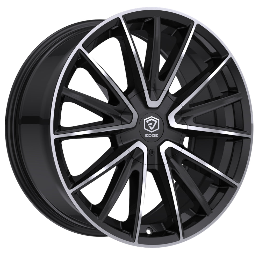 Edge Street 353 Black Machined Wheel