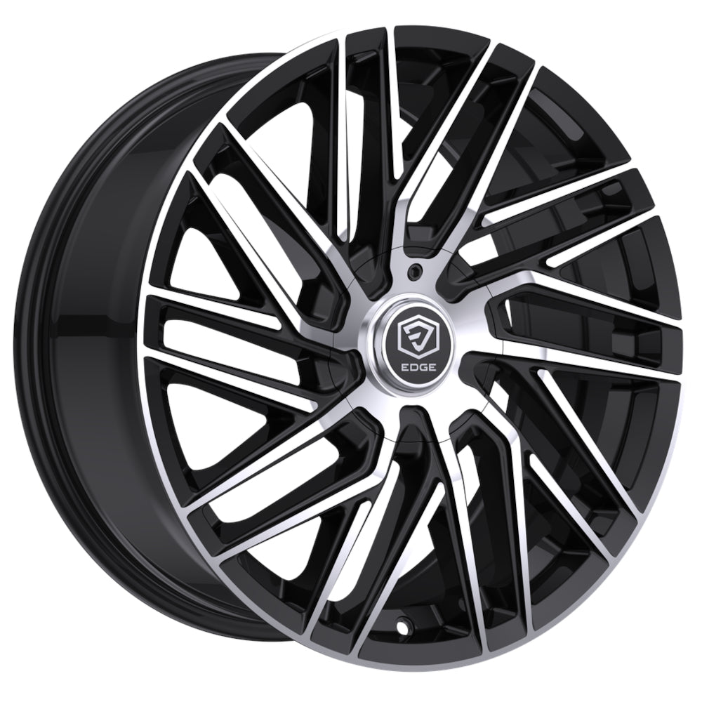 Edge Street 355 Black Machined Wheel