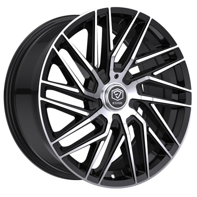 Edge Street 355 Black Machined Wheel