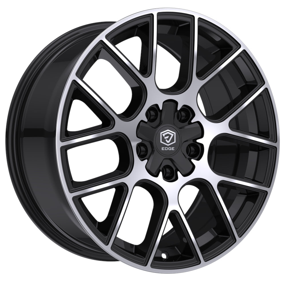 Edge Street 356 Black Machined Wheel