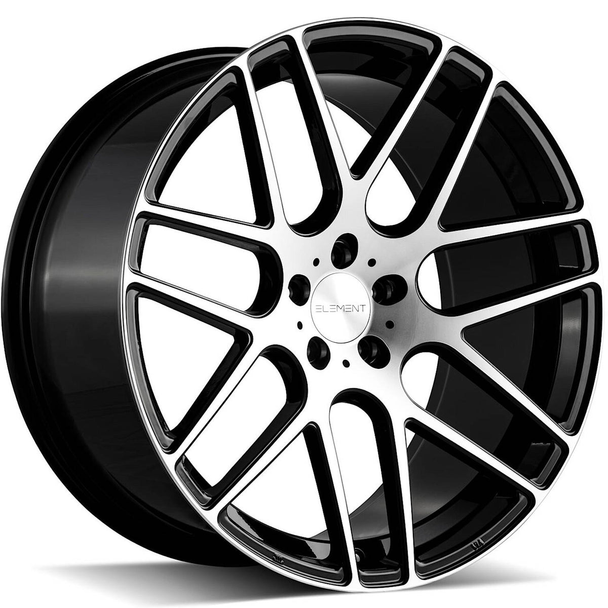 Element EL006 Black Machined Wheel