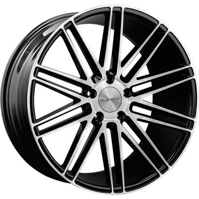 Element EL010 Black Machined Wheel