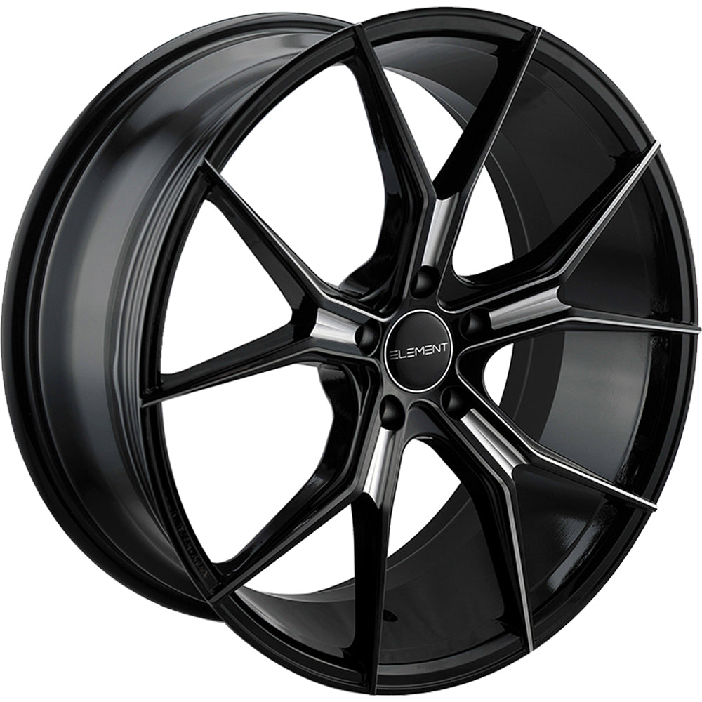 Element EL1225 Black Milled Wheel