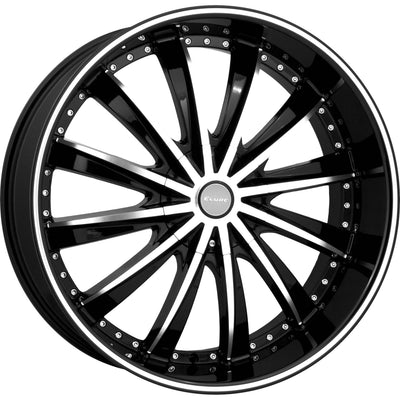 Elure 31 Black Machined Wheel