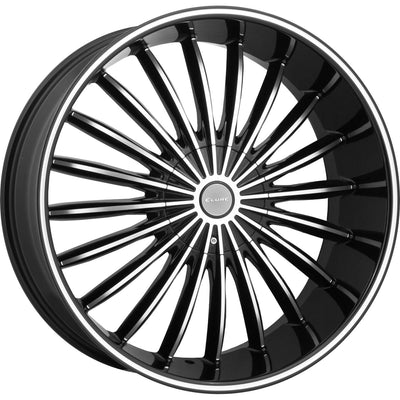 Elure 34 Machined Black wheel